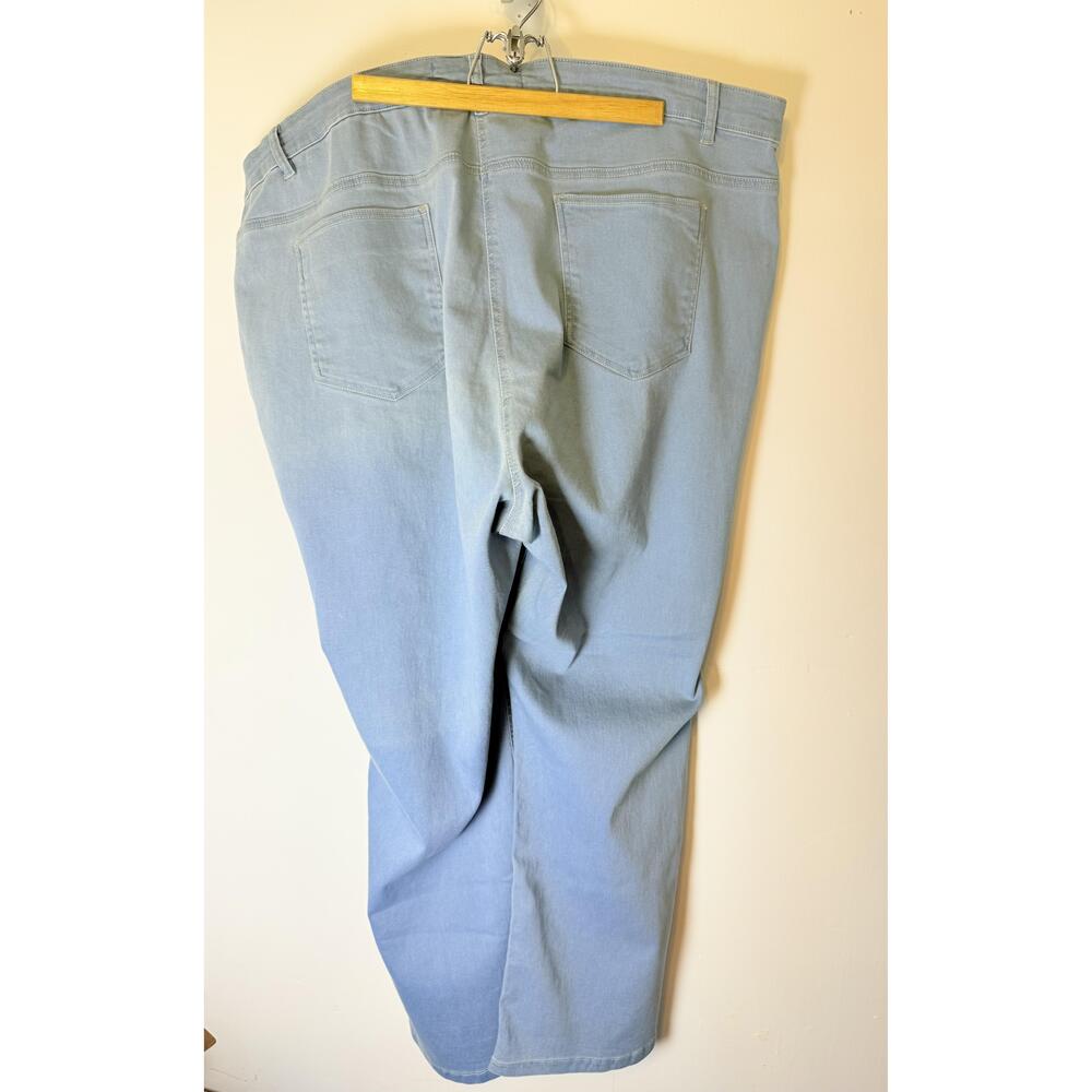 NWT SimplyBe Womens Light Wash 5 Pocket Flared Classic Jeans US 28 -Flaws - Picture 3 of 16